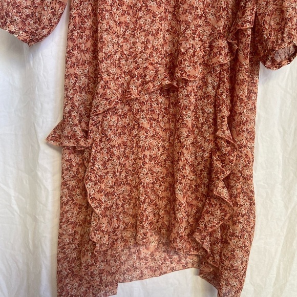 Maeve Sirena Floral Print Midi Dress Boho Anthropology Size Medium - Picture 4 of 10